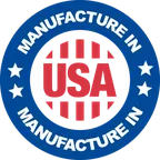 Steel Power made in the USA badge