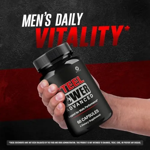 Steel Power lifestyle: everyday male vitality, energy and stamina support