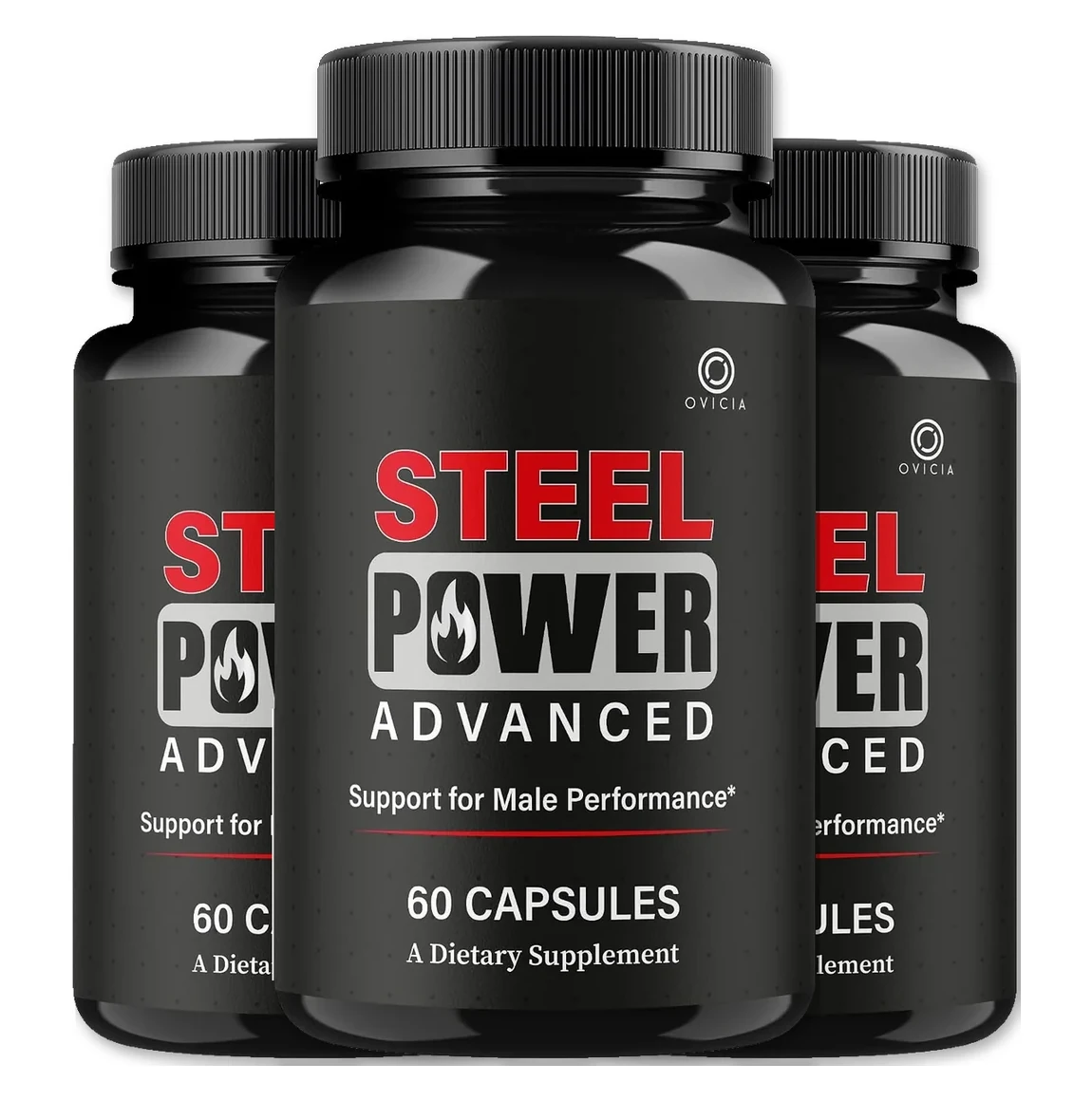 Steel Power 3-bottle bundle, 90-day supply